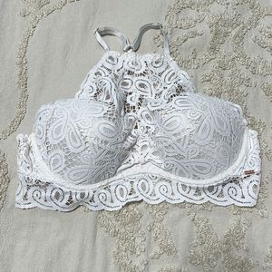 PINK underwire lace bralette, racerback